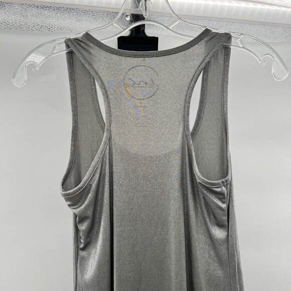 INC International Concepts Scoop Neck Tank Top Gray Size Small Racerback - Picture 6 of 8